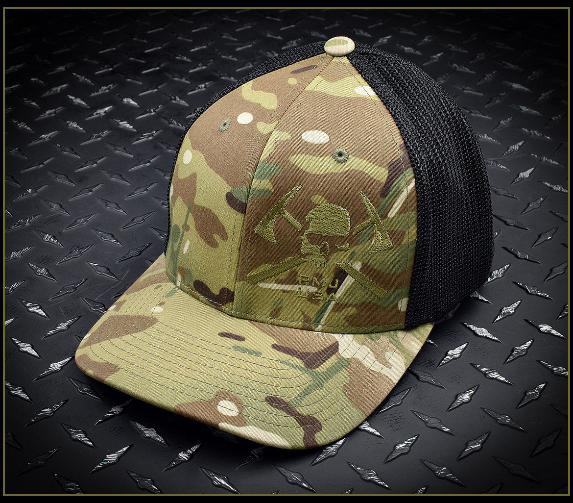 Hat RMJ USA MultiCam FlexFit Trucker Explore More RMJ USA