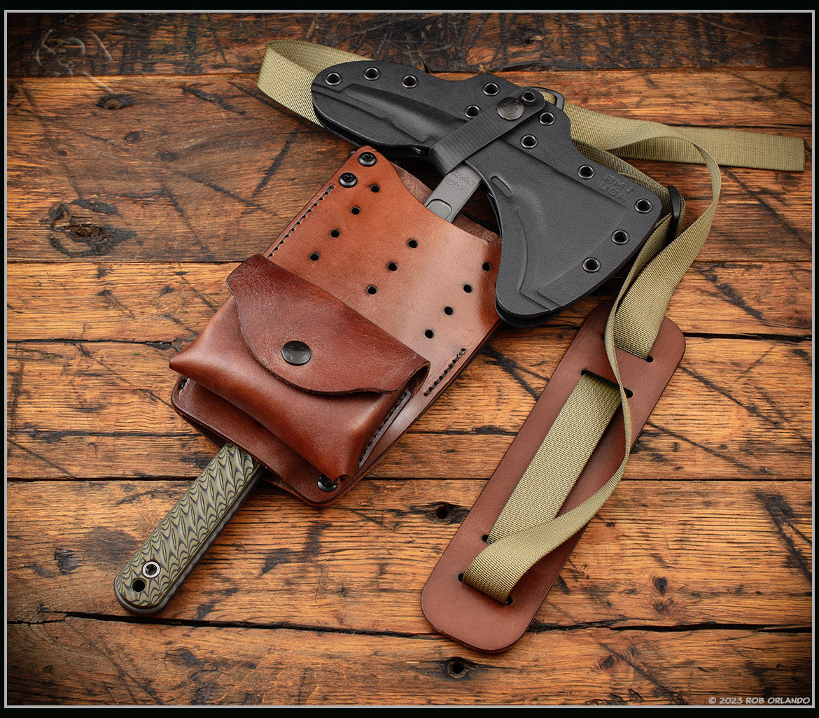 Universal Tomahawk Carry Rig - Brown and Black Versions