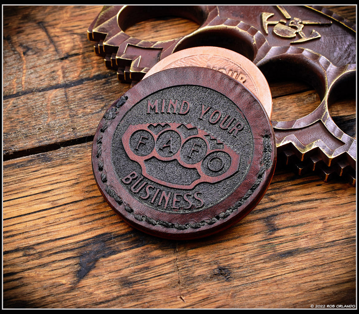 Uncle Stumpy's Mind Your Business Coin